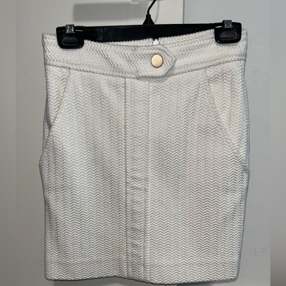 MAJE Tweed Work Mini Skirt - Size 34